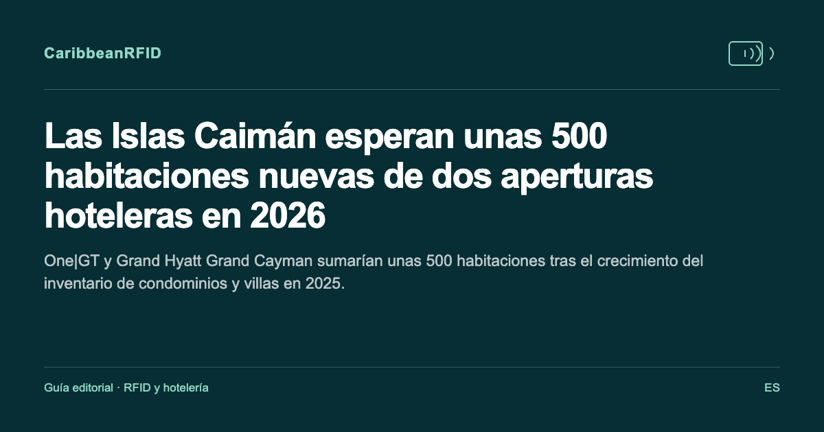 Las Islas Caimán esperan unas 500 habitaciones nuevas de dos aperturas hoteleras en 2026