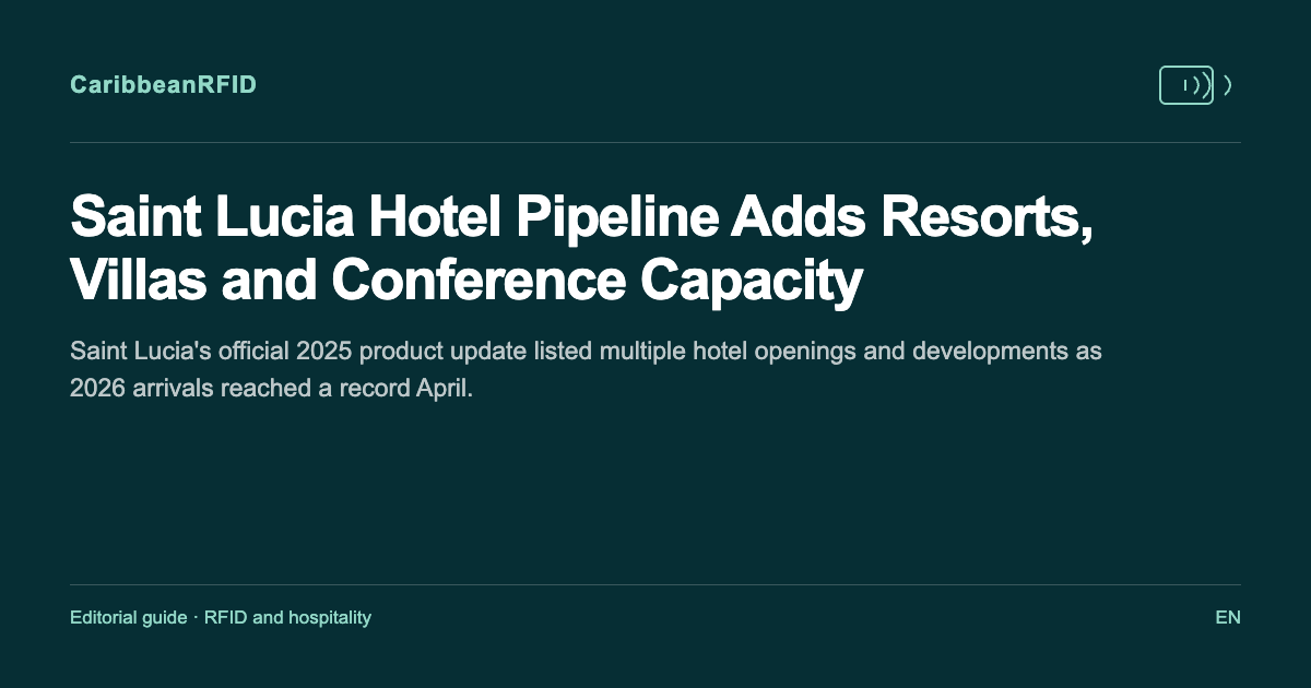 Saint Lucia Hotel Pipeline Adds Resorts, Villas and Conference Capacity