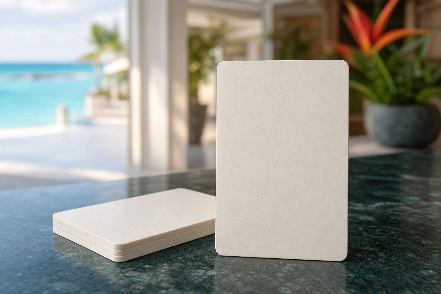 Tarjetas con contenido reciclado product study