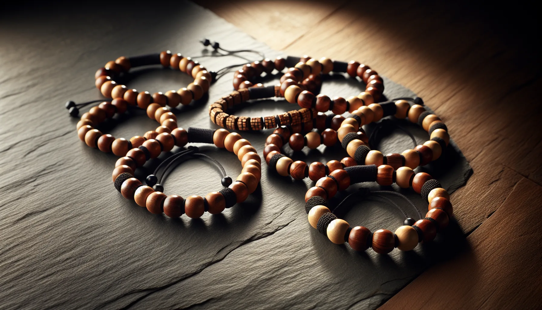 Wood Bead RFID Wristbands